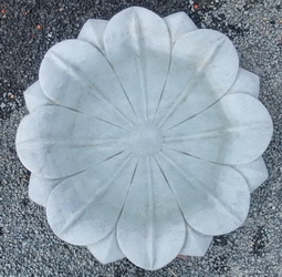 Bol lotus marbre N12-001