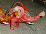 Arrosoir éléphant indien peint - JN4-LA30D
