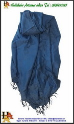 Foulard bleu, textile indien LSC-006